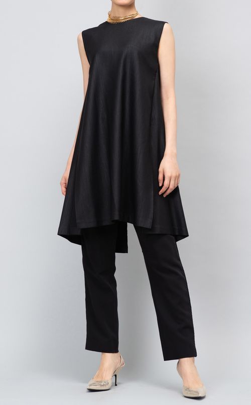 バックスリットフレアチュニック