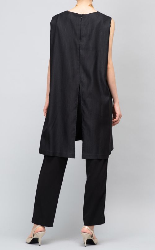 バックスリットフレアチュニック