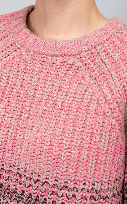 グラデーションカラーニット