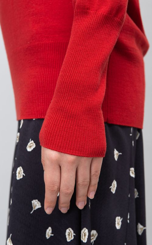 ルーズタートルネックニットプルオーバー