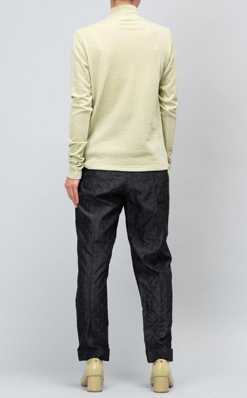 コットン混ラメカットソー