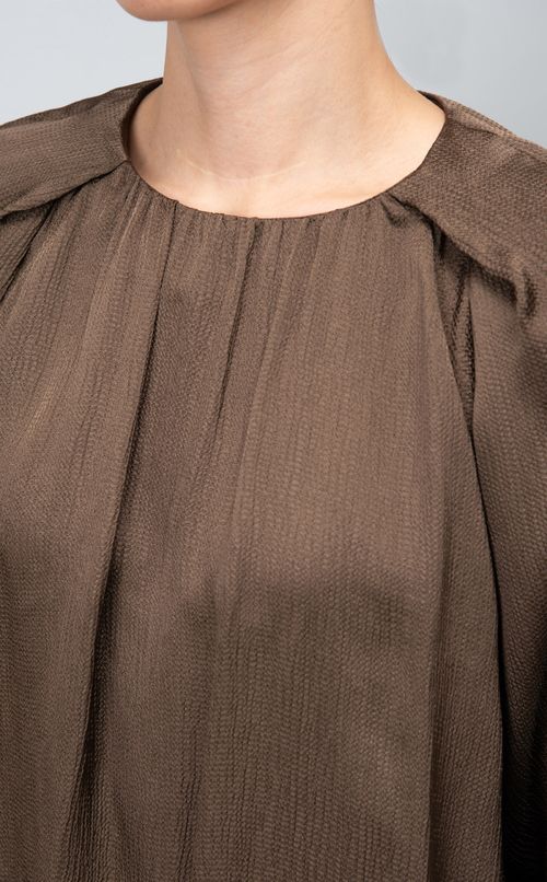 タックスリーブギャザーブラウス