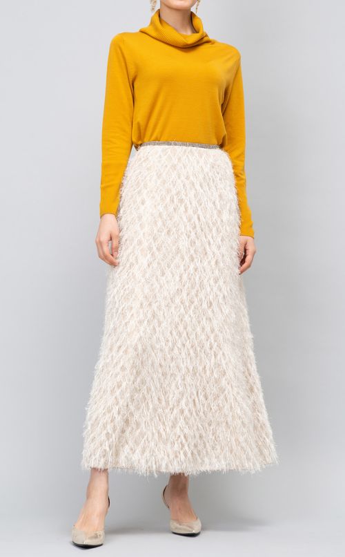 フリンジロングスカート