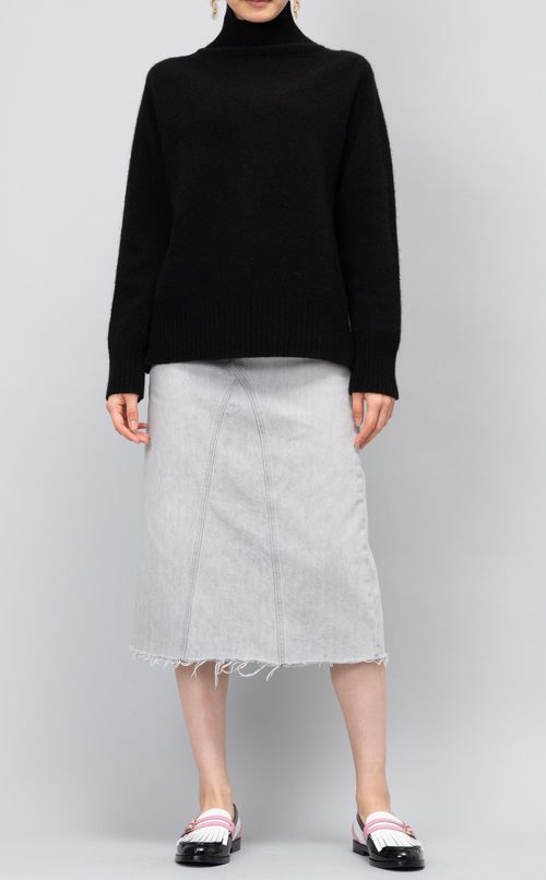 ハイネックヤクニットプルオーバー