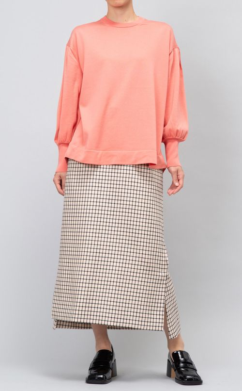 パフスリーブニットプルオーバー