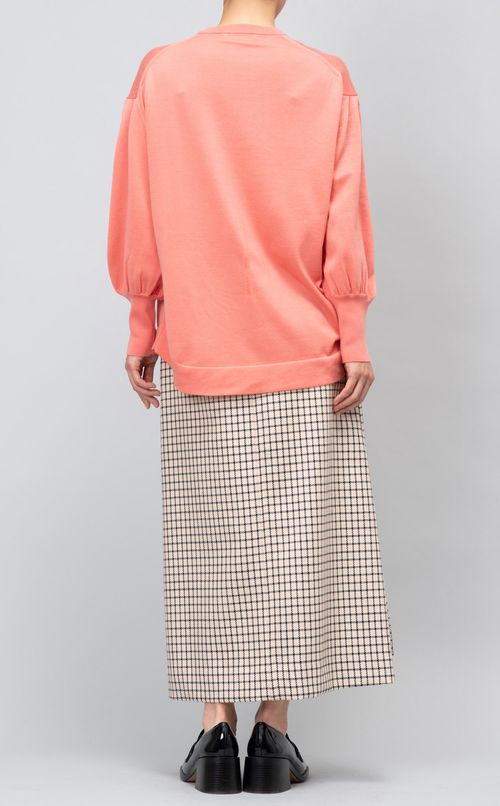 パフスリーブニットプルオーバー