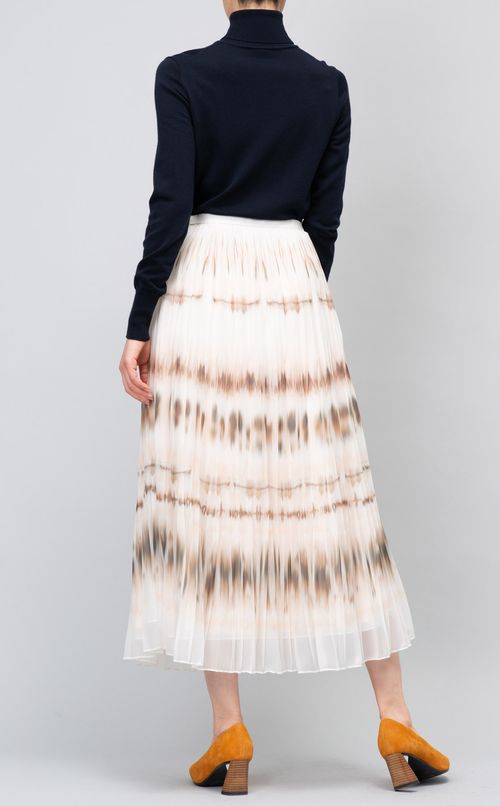 タイダイプリントプリーツスカート