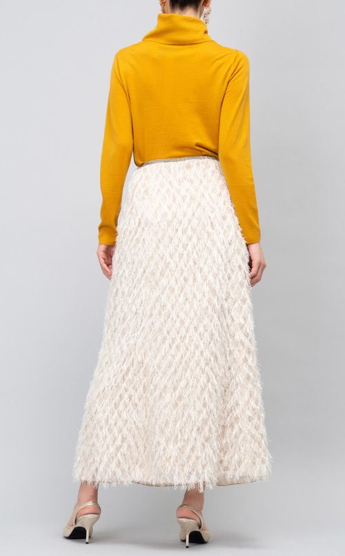 フリンジロングスカート