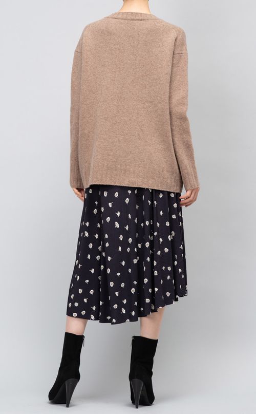 Aラインニットプルオーバー