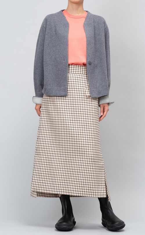 ウールニットカーディガン