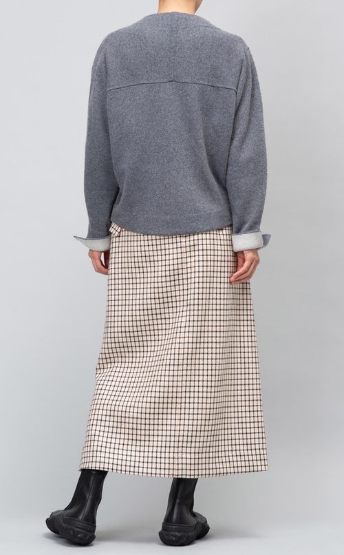 ウールニットカーディガン