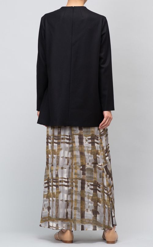 サイドベンツTブラウス