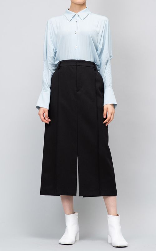 ウールツイルスラックススカート