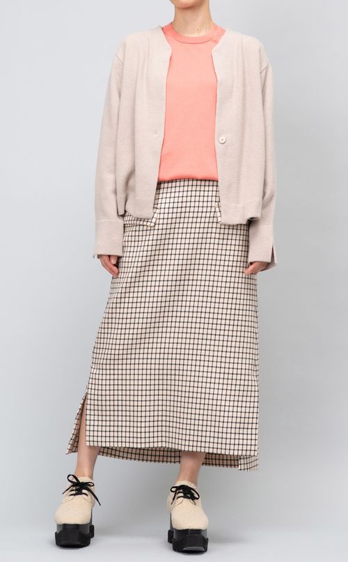 ウールニットカーディガン