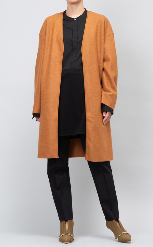 ブークレーノーカラージャケット