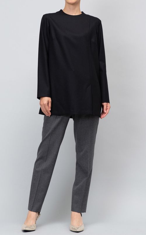 サイドベンツTブラウス