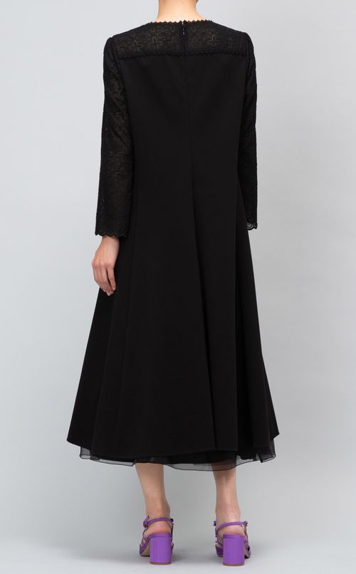 ヨークレースカットソーワンピース