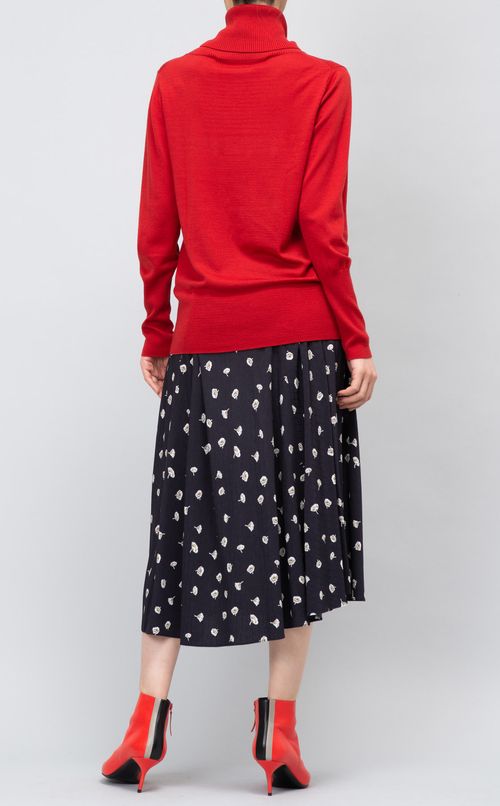 ルーズタートルネックニットプルオーバー