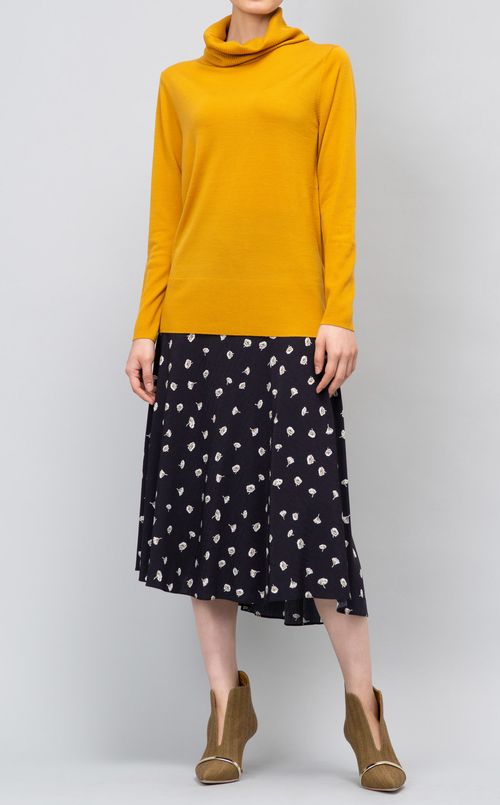 ルーズタートルネックニットプルオーバー