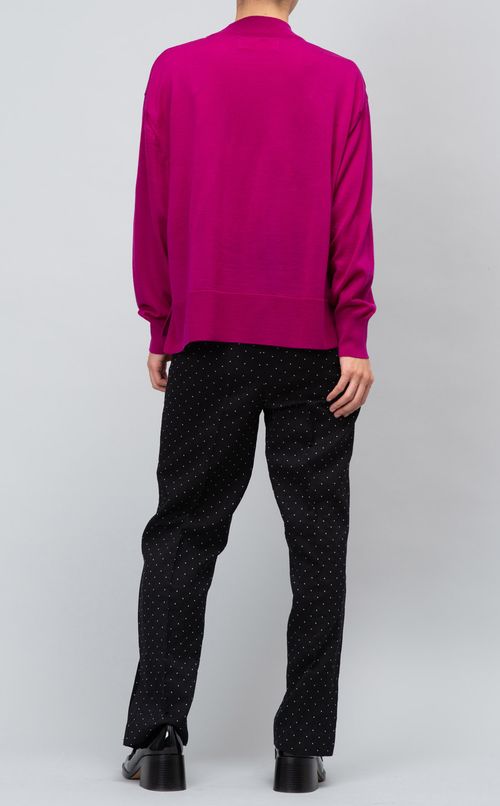 サイドスリットボリュームニット