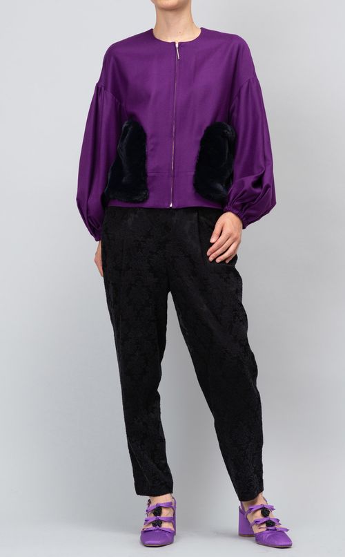 エコファージップアップブルゾン