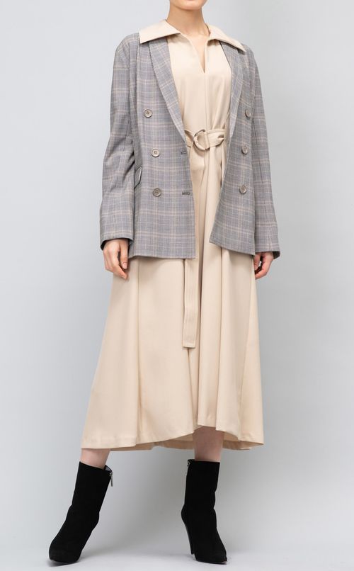 フロントベルトワンピース