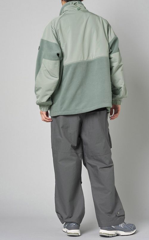 スタンドネックフリースジャケット