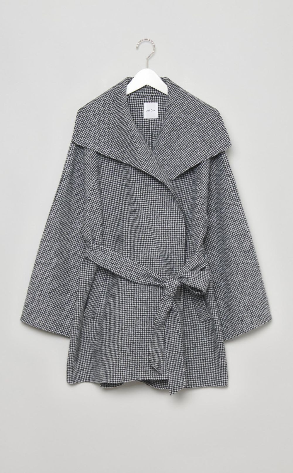 ビッグカラーミディ丈コート