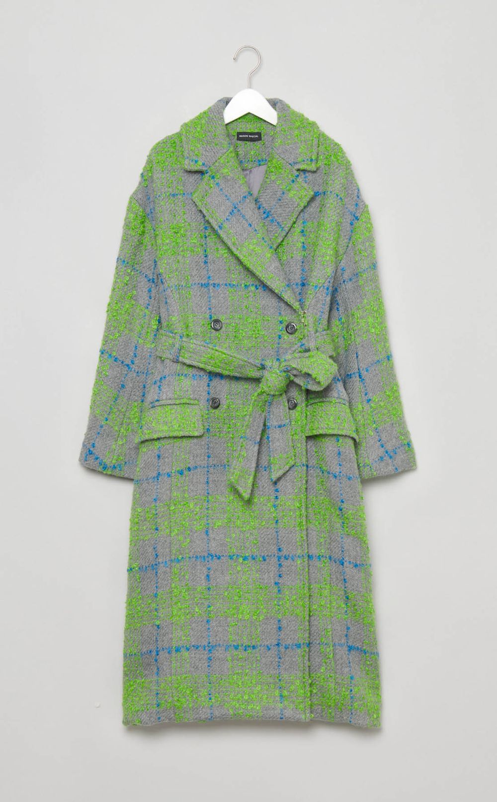 ループヘリンボーンダブルコート