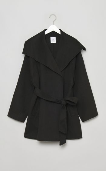 ビッグカラーミディ丈コート