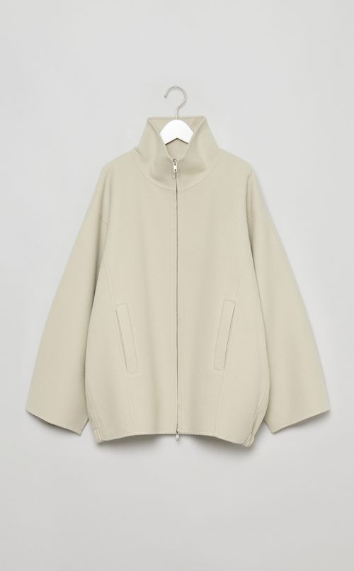メルトンスタンドネックリバーブルゾン