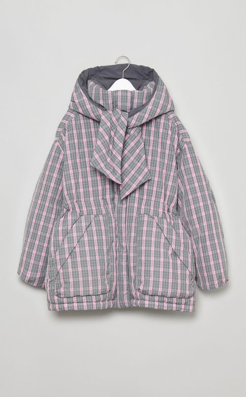 フーディリバーシブルダウンブルゾン