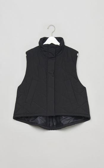 キルティングパディングベスト