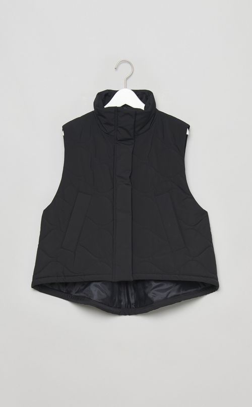 キルティングパディングベスト