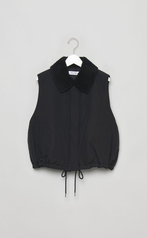 中綿ショートベスト