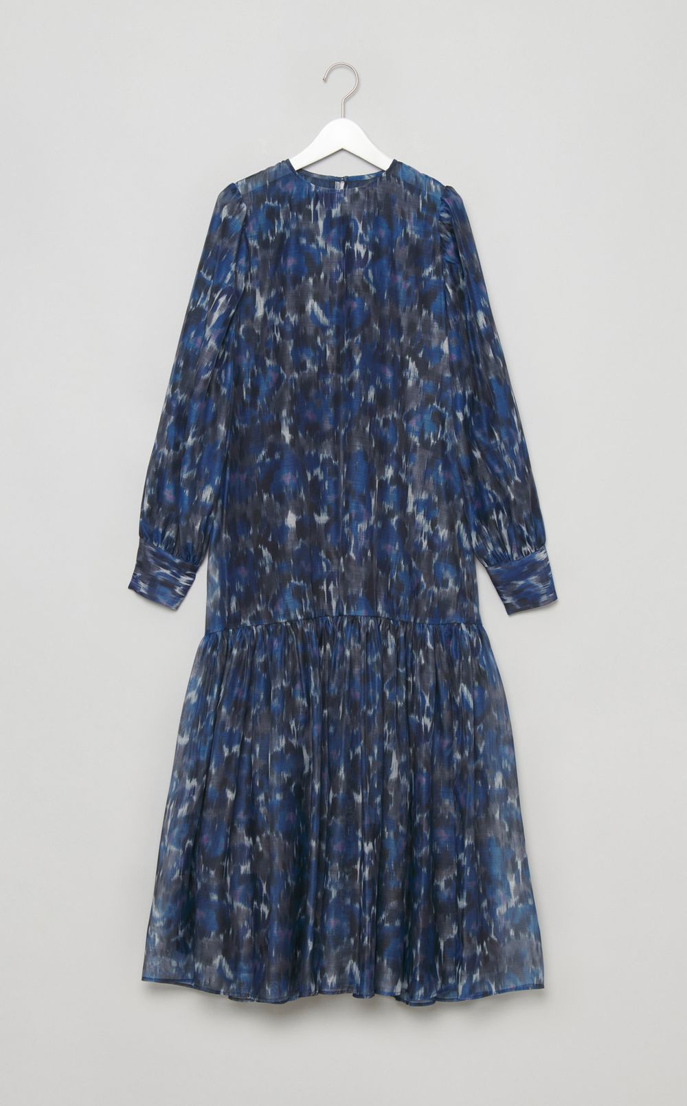 フラワープリントフレアワンピース