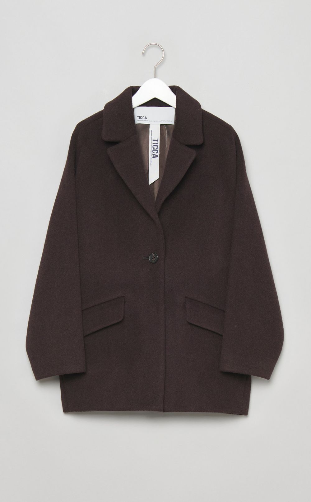 ウールジャケットコート