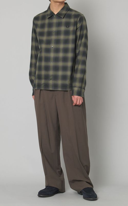 チェックオーバーシャツ