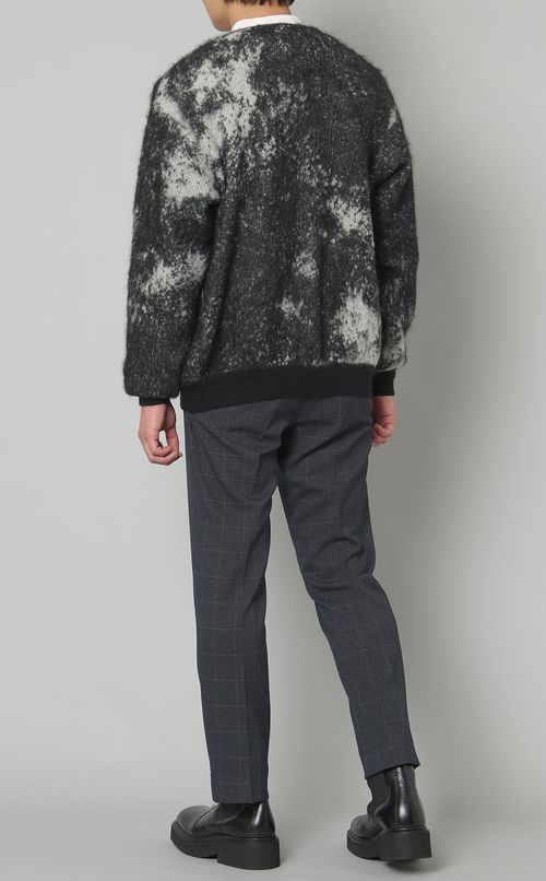 ブラッシュジャガードカーディガン