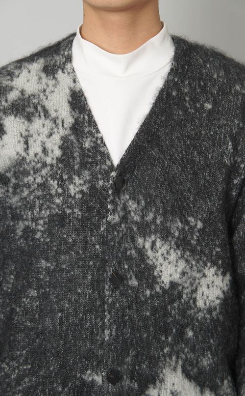 ブラッシュジャガードカーディガン
