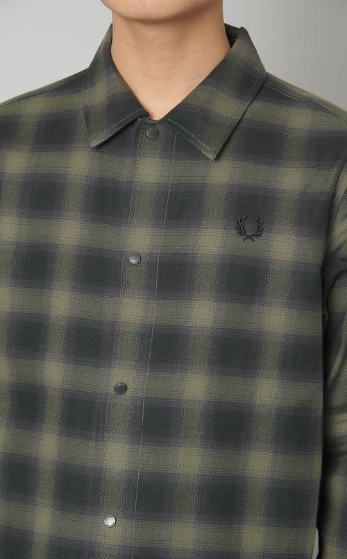 チェックオーバーシャツ