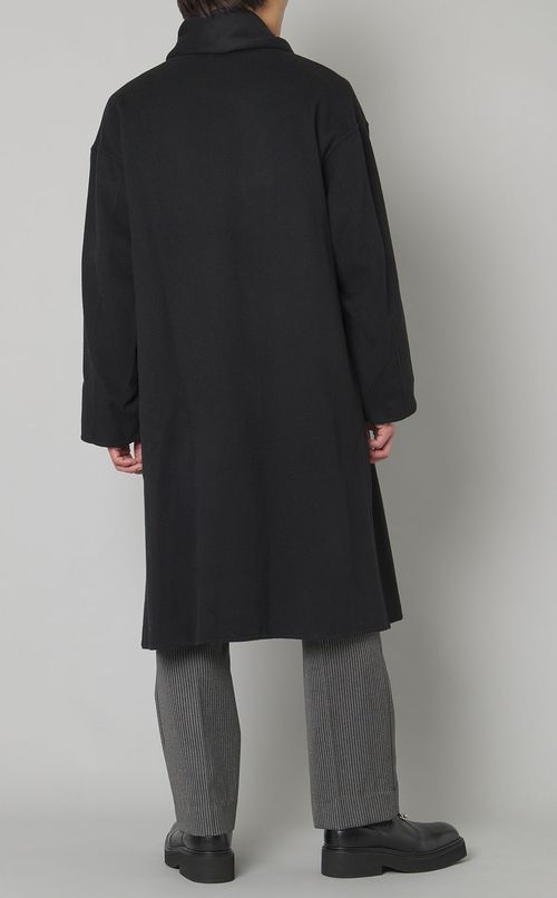 メリノウールダブルフェイスコート