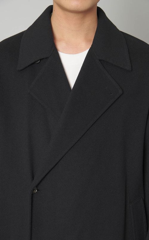 メリノウールダブルフェイスコート