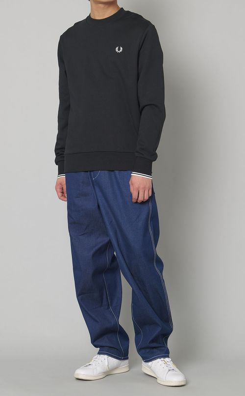 クルーネックスウェットシャツ