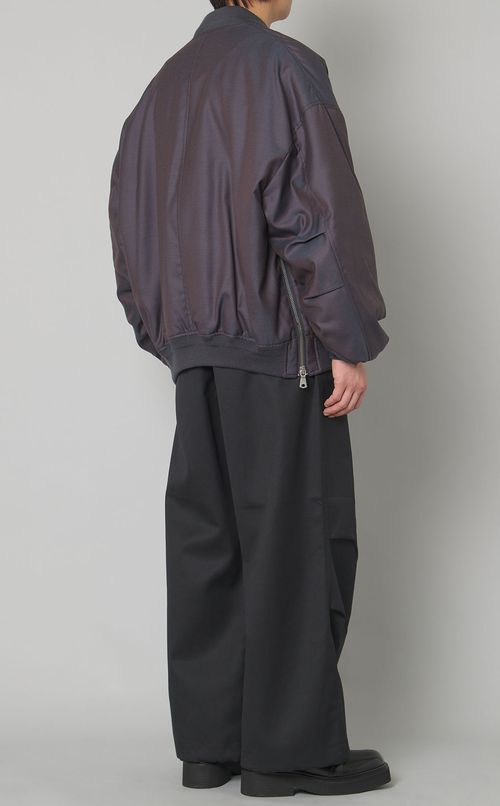 シャンブレーウールMA-1