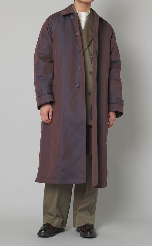 コットンギャバステンカラーコート