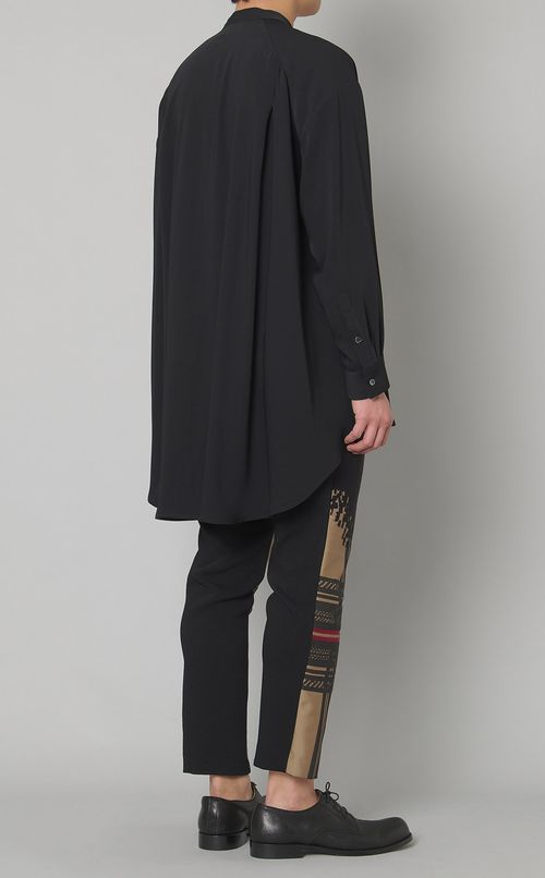 ビッグシルエットドレープシャツ