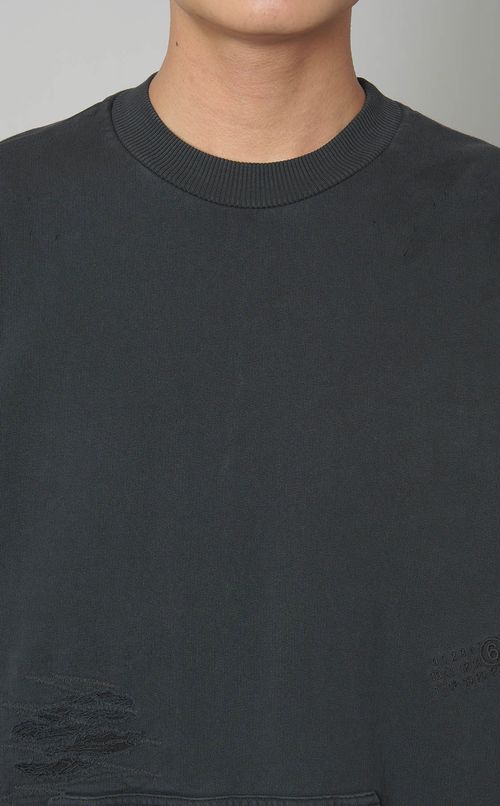 ブラッシュドクルーネックスウェット