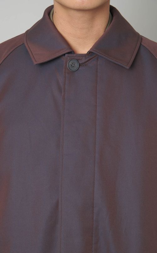 コットンギャバステンカラーコート