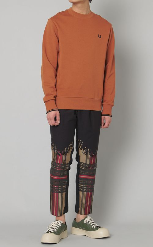 クルーネックスウェットシャツ